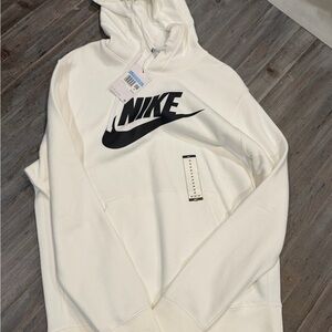 Nike Men's White Hoodie